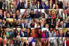 Various photographers, [Selfies with presidential candidates], 2015-16, International Center of Photography.